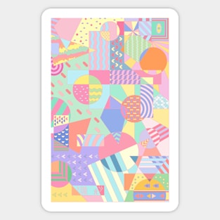 New Colourful Geometric Triangles (2022) Sticker